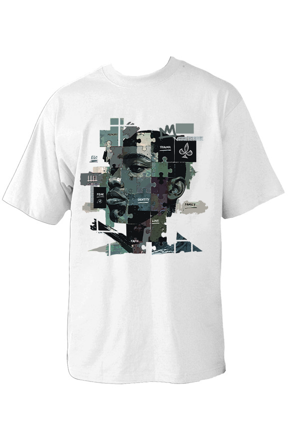 PIECED TOGETHER Oversized Heavyweight T Shirt