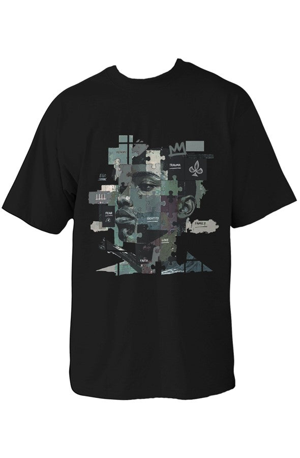 PIECED TOGETHER Oversized Heavyweight T Shirt