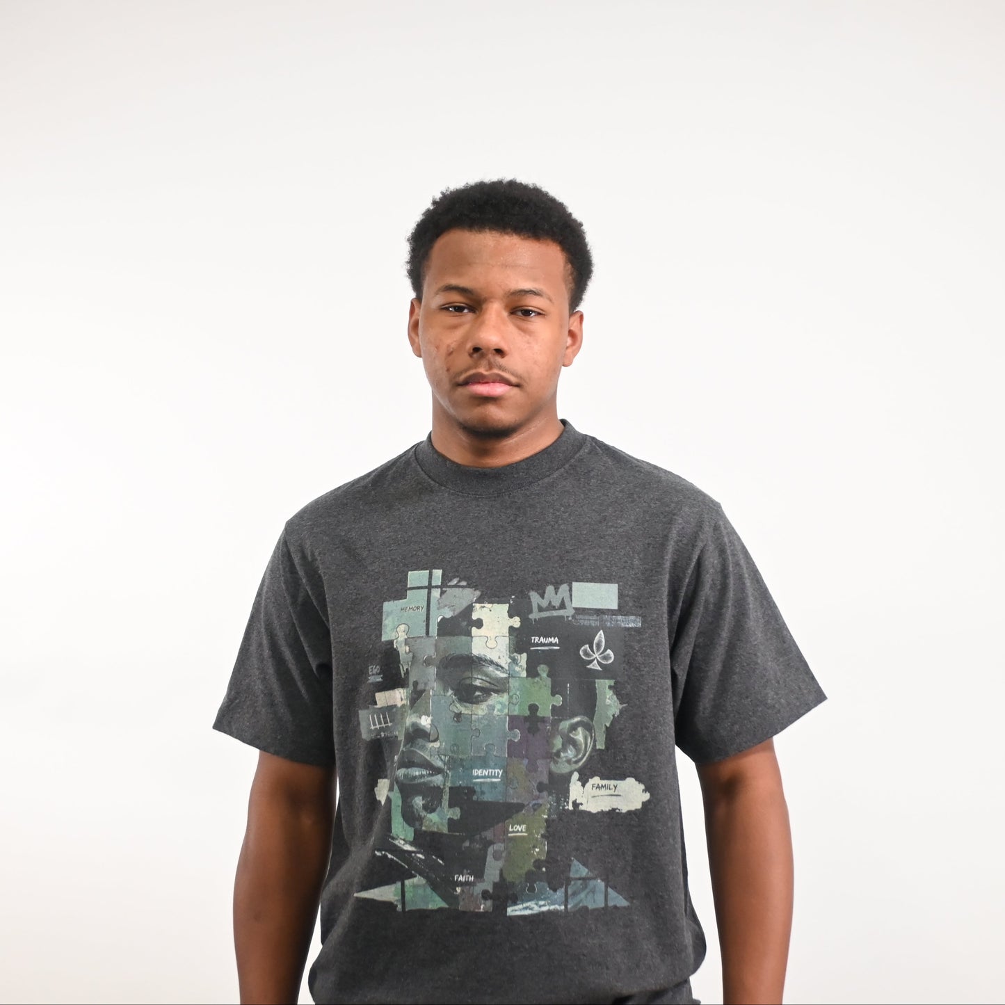 PIECED TOGETHER Oversized Heavyweight T Shirt