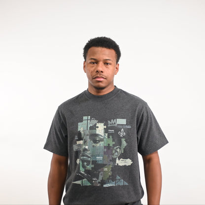 PIECED TOGETHER Oversized Heavyweight T Shirt